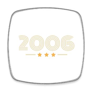Legendary Since 2006 Birthday Gift 2006 - Square fridge magnet - white - Front
