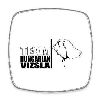 TEAM Hungarian Vizsla Hunde Hund Wilsigns - Viereckiger Kühlschrankmagnet - Weiß - Vorne