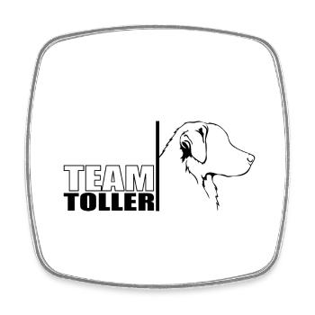 TEAM Great Dog Dog Retriever Wilsigns - Magnet carré - blanc - Devant