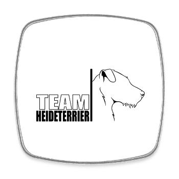 TEAM Heather Terrier Dog Dog Wilsigns - Square fridge magnet - white - Front