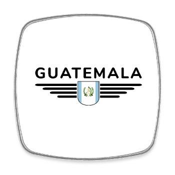 I Love Guatemala, Style Design T-Shirt - Square fridge magnet - white - Front