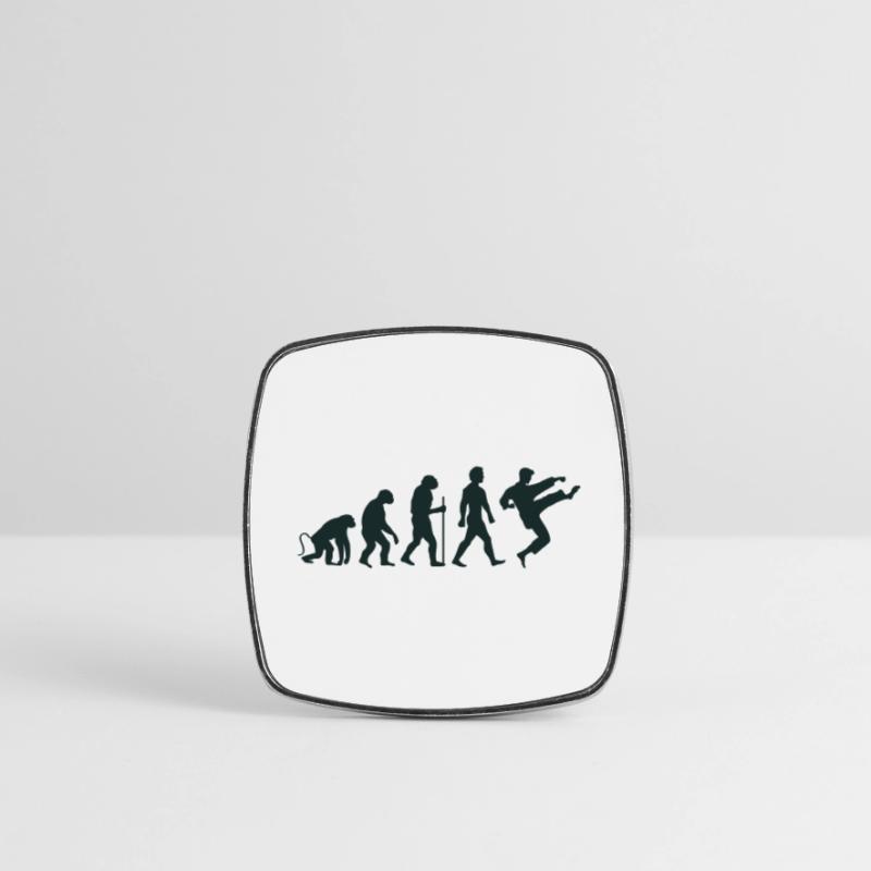 karate evolution Viereckiger Kühlschrankmagnet