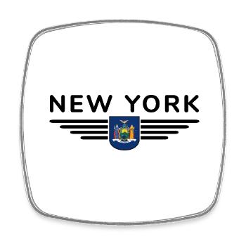 T-shirt de supporter de New York – Parfait pour les fans ! - Magnet carré - blanc - Devant