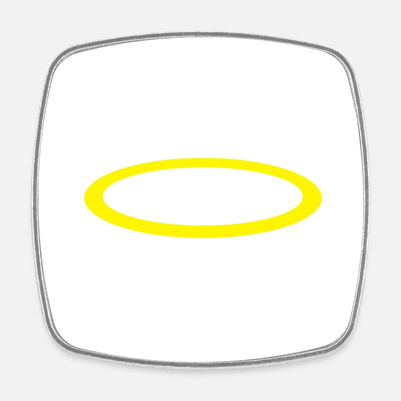 ange - Magnet carré - blanc