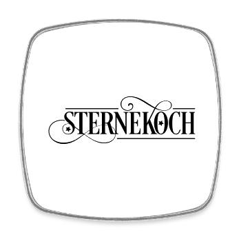 2541614 15880508 Koch - Viereckiger Kühlschrankmagnet - Weiß - Vorne