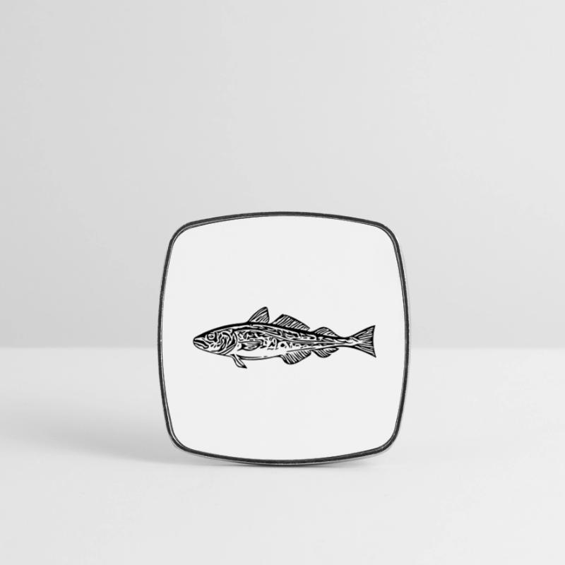 cod Square fridge magnet