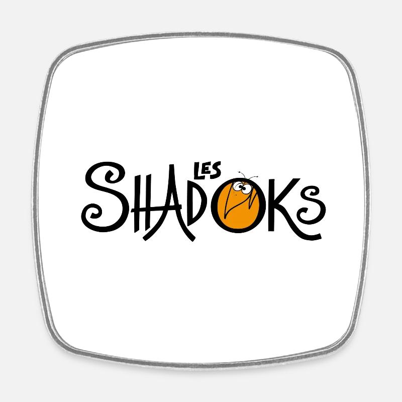 logo Shadoks - Magnet carré - blanc