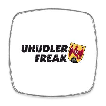 Uhudler Freak Burgenland Wappen Spruch Geschenk - Viereckiger Kühlschrankmagnet - Weiß - Vorne