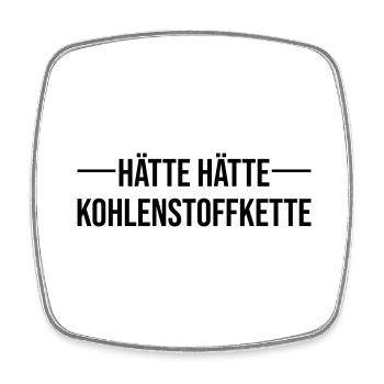 Chemiker Hätte Hätte Chemie Chemielabor - Viereckiger Kühlschrankmagnet - Weiß - Vorne