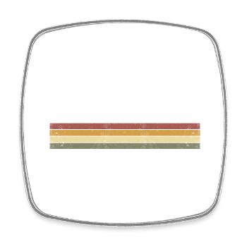 Namibia Vintage - Viereckiger Kühlschrankmagnet - Weiß - Vorne
