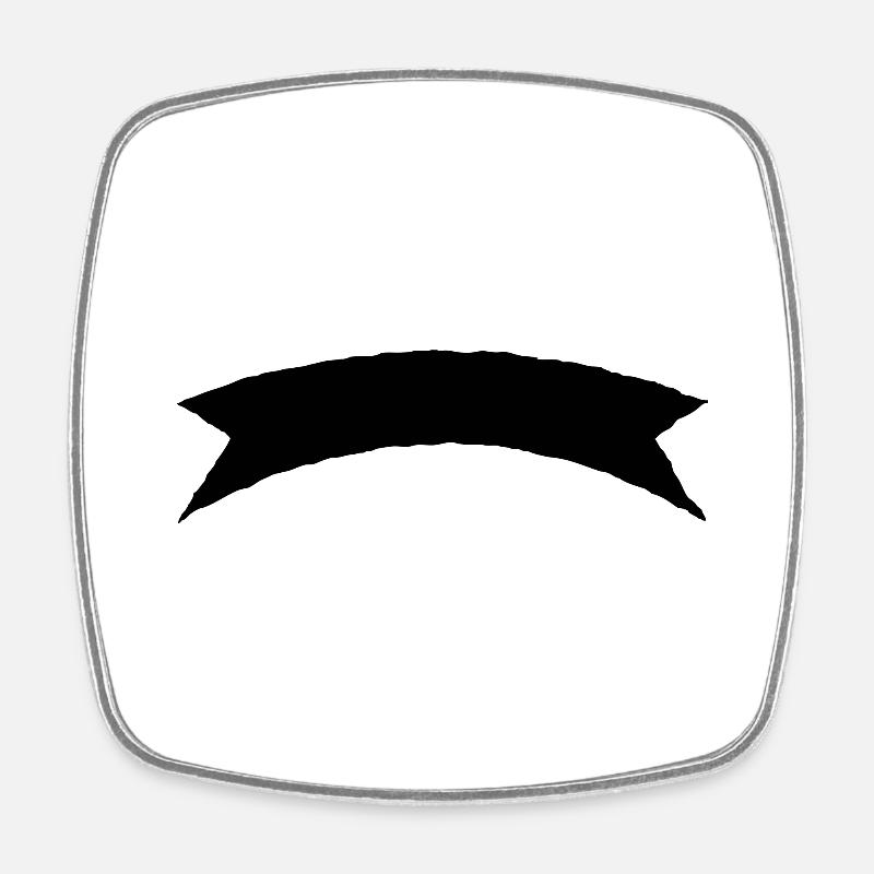 Bannière - Magnet carré - blanc