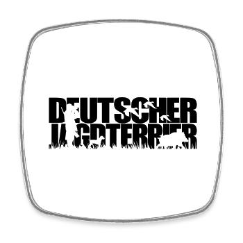 DEUTSCHER JAGDTERRIER Jagdhunde Jagdhund Wilsigns - Viereckiger Kühlschrankmagnet - Weiß - Vorne