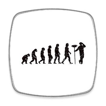 Ramoneur Essen Sweeper Gift Chimney Sweeper - Magnet carré - blanc - Devant