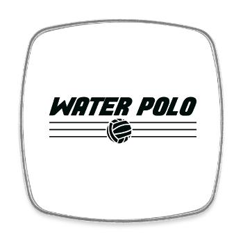 Wasserball Motiv Waterpolo Sport - Viereckiger Kühlschrankmagnet - Weiß - Vorne