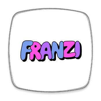 Anonymous - Square fridge magnet - white - Front