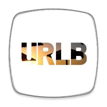 URLB - Urlaub Sonne Strand Urlaub Ferien Sommer - Viereckiger Kühlschrankmagnet - Weiß - Vorne