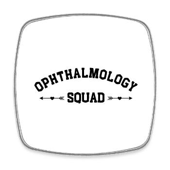 Ophthalmologie Squad - Viereckiger Kühlschrankmagnet - Weiß - Vorne