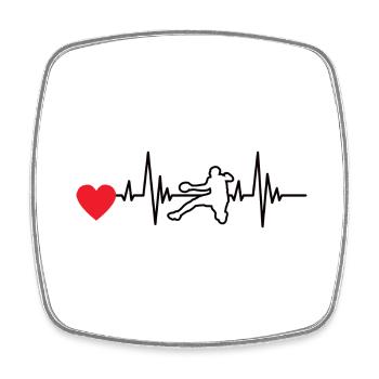 Handball player Handball club Handball Handball player - Square fridge magnet - white - Front