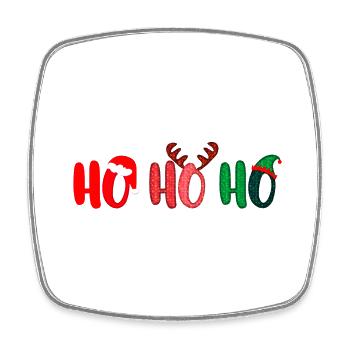 Frohe Weihnachten Weihnachten Weihnachten Urlaub Winter Santa Nordic - Viereckiger Kühlschrankmagnet - Weiß - Vorne