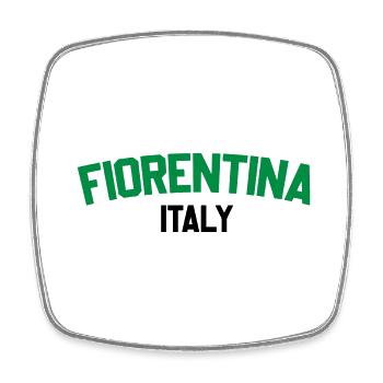Fiorentina Italien - Viereckiger Kühlschrankmagnet - Weiß - Vorne