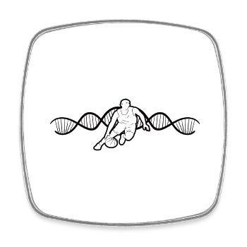 Baseballliebhaber Baseball Geschenk Baseballspiel - Viereckiger Kühlschrankmagnet - Weiß - Vorne