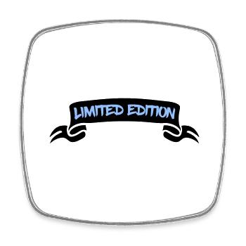 Limited Edition - Square fridge magnet - white - Front