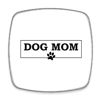Hund Chien - Magnet carré - blanc - Devant