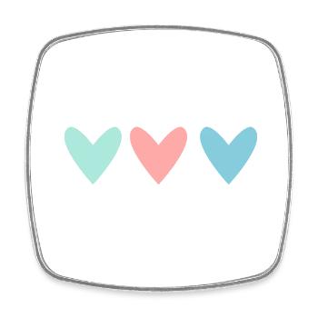 SAINT VALENTINE. bachelorette party. I LOVE YOU. I LOVE YOU. LOVE - Square fridge magnet - white - Front