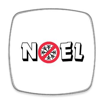 No Noel - Magnet carré - blanc - Devant