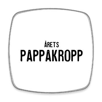 der diesjährige Papa-Pokal - Viereckiger Kühlschrankmagnet - Weiß - Vorne