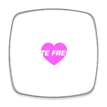 Freundschaft Beste Freunde Herz Liebe - Viereckiger Kühlschrankmagnet - Weiß - Vorne