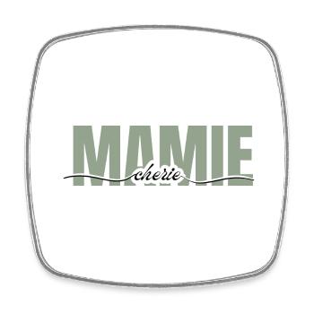 Granny Darling - Grandma Gift - Square fridge magnet - white - Front