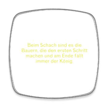 witziger Landwirt Spruch - Viereckiger Kühlschrankmagnet - Weiß - Vorne