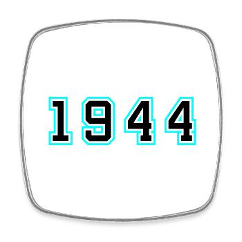1944 Jahr Geburtstag - Viereckiger Kühlschrankmagnet - Weiß - Vorne