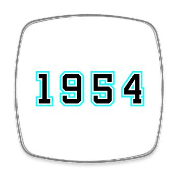 1954 Year Birthday - Square fridge magnet - white - Front