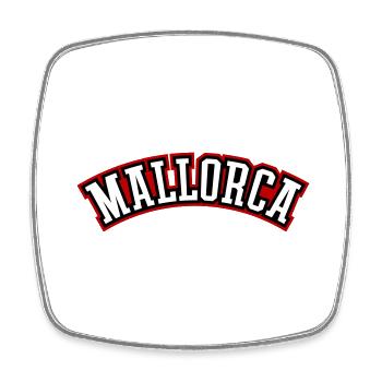 Mallorca Lettering - Square fridge magnet - white - Front