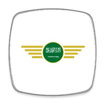 J’adore l’Arabie Saoudite, l’élégance style design T-Shi - Magnet carré - blanc - Devant