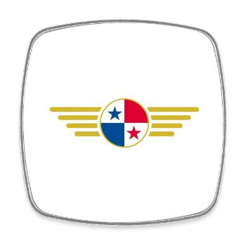 Ich liebe Panama, Eleganz Stil Design T-Shirt - Viereckiger Kühlschrankmagnet - Weiß - Vorne