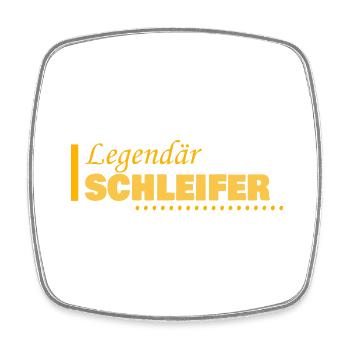 Beruf Schleifer - Viereckiger Kühlschrankmagnet - Weiß - Vorne