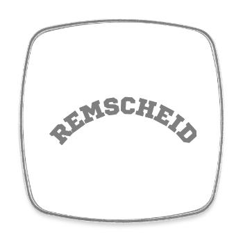 Remscheid - Viereckiger Kühlschrankmagnet - Weiß - Vorne
