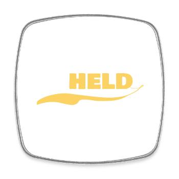 Cadeau pour héros - Magnet carré - blanc - Devant