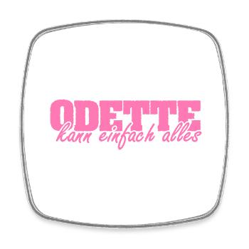 Cadeau pour Odette - Magnet carré - blanc - Devant