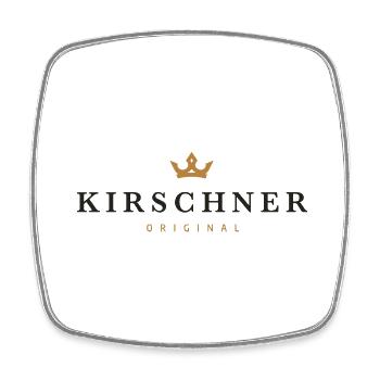 Kirschner Original Family Logo - Square fridge magnet - white - Front