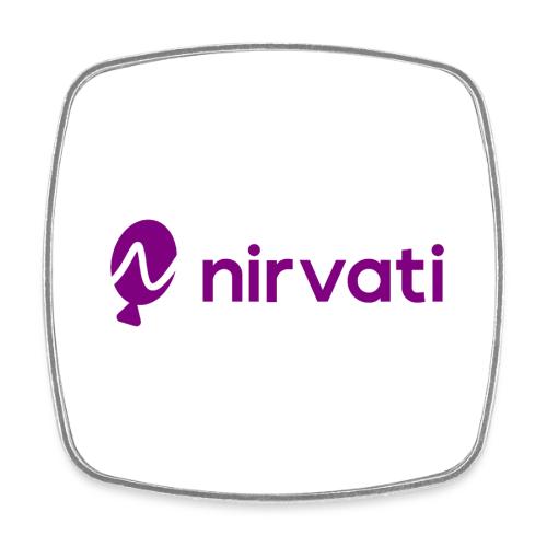 Nirvati Logo - Square fridge magnet