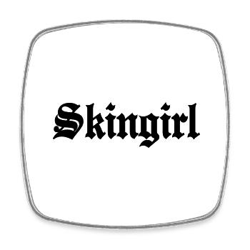 Working Class Skingirl Oi! Antiracist Bootgirl My - Magnet carré - blanc - Devant