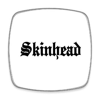 1 colors - Skinhead My Way of Life Skinheads - Viereckiger Kühlschrankmagnet - Weiß - Vorne