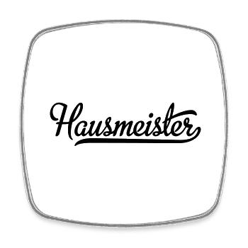 hausmeister - Viereckiger Kühlschrankmagnet - Weiß - Vorne