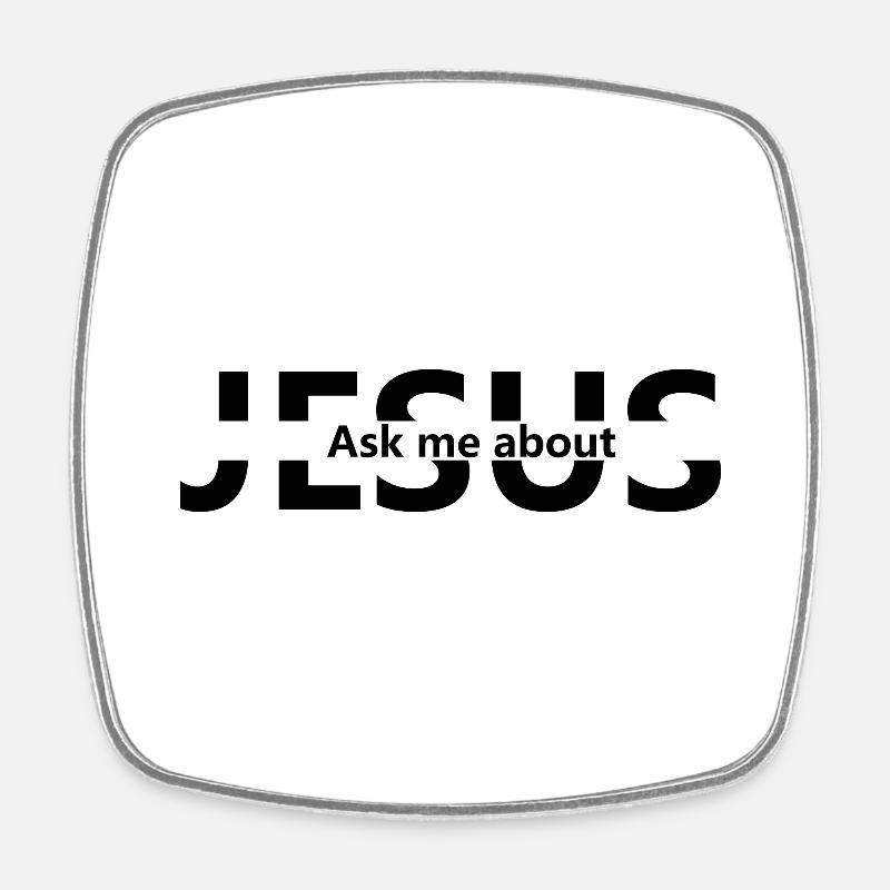 Christian Proverbs - Square fridge magnet - white
