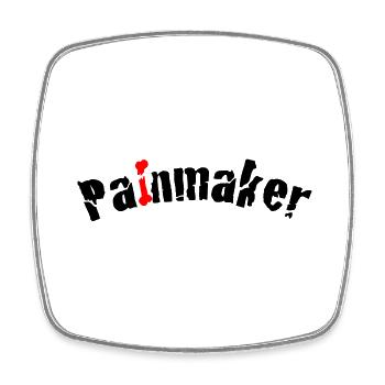 Painmaker aka Physiotherapist - Square fridge magnet - white - Front