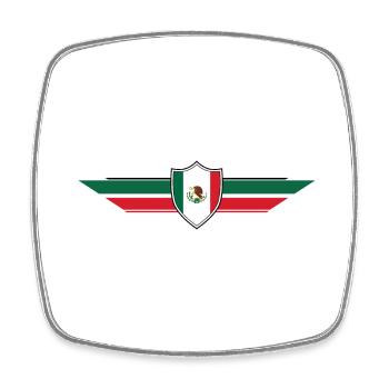 Coupe du monde des supporters du Mexique - Magnet carré - blanc - Devant